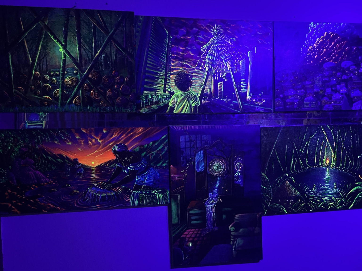 Artwork displayed at The Art Garden
