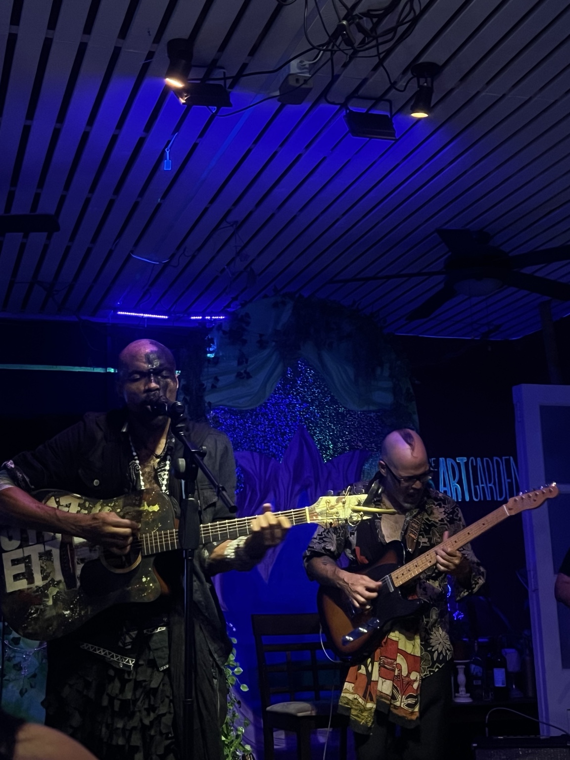 Live music performance at The Art Garden